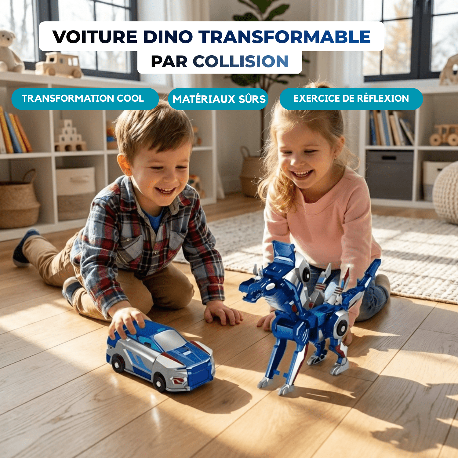 Méta - Beast™ : Voiture Dinosaure à Fusion Magnétique – Transformation Instantanée par Collision (2 - en - 1) pour homme – rasage de précision sans irritation | Barbenoire